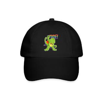 Chameleon I LGBTQ Flag I Rainbow Flag I Gay Pride - Baseballkappe - Schwarz/Schwarz - Vorne