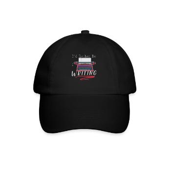 Author Writing Writer Literature - Baseball Cap - black/black - Front