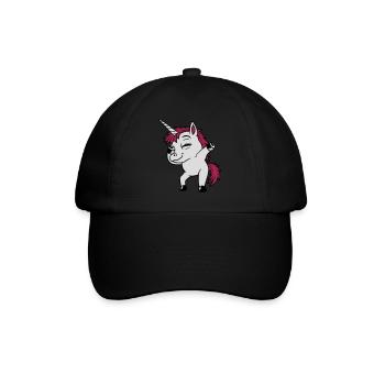 Party Unicorn Dabbing Dance - Baseball Cap - black/black - Front