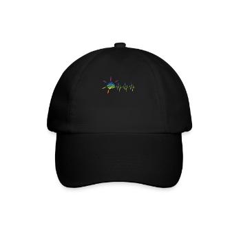 Summer Solar Frequency in Colorful - Baseball Cap - black/black - Front