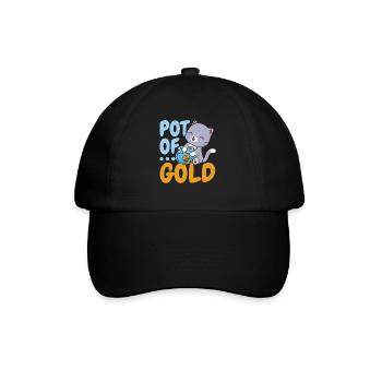 Goldpot Fish Aquarist Fish Farming Goldfish - Baseball Cap - black/black - Front