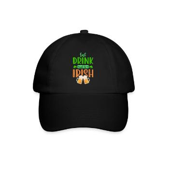 Fête irlandaise de la Saint-Patrick - Casquette classique - noir/noir - Devant