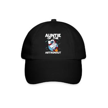 Astronaut's Aunt Birthday Party Bday - Baseball Cap - black/black - Front
