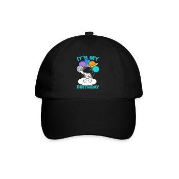 It's My Birthday Celebration Space Happy Bday - Baseball Cap - black/black - Front