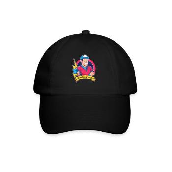 Electrician Electrical Engineer Lineman Electrical - Baseball Cap - black/black - Front