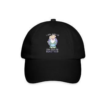 Cuisine Cuisinier Chef Gnomes Gnome Lover Drôle Gnome Gnome - Casquette classique - noir/noir - Devant