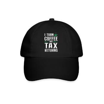 Accountant Bookkeeper Accounting - Baseballkappe - Schwarz/Schwarz - Vorne