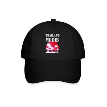 Thailand Modus - Baseballkappe - Schwarz/Schwarz - Vorne