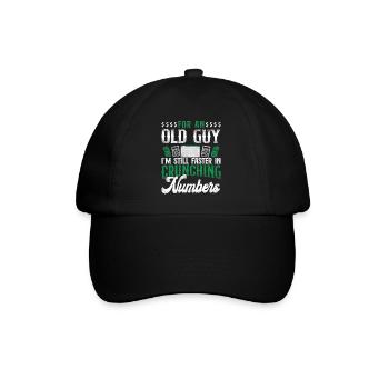 Comptable Comptable Comptable Comptabilité - Casquette classique - noir/noir - Devant