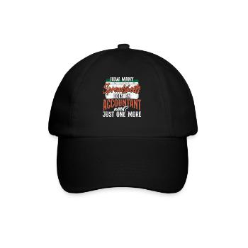 Comptable Comptable Comptable Comptabilité - Casquette classique - noir/noir - Devant