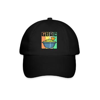 Rétro Vintage GUAC Awesome Guacamole Amateurs - Casquette classique - noir/noir - Devant