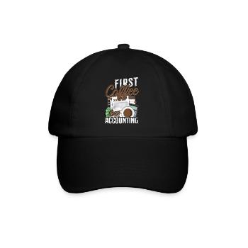 Accountant Bookkeeper Accounting - Baseball Cap - black/black - Front