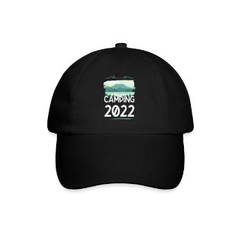 Camping 2022 - Baseball Cap - black/black - Front