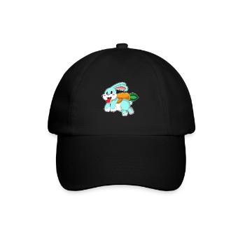 Rabbit Carrot - Baseball Cap - black/black - Front