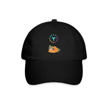 Sushi japonais Drôle Bélier Zodiac Sushi Lover Pun - Casquette classique - noir/noir - Devant