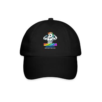Vater Einhorn Security Papa - Ärgere Nicht Meine - Baseballkappe - Schwarz/Schwarz - Vorne