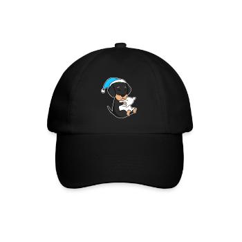 Dog Dog breed Dachshund Dachshund - Baseball Cap - black/black - Front