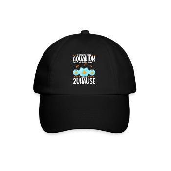 Aquarianer - Baseballkappe - Schwarz/Schwarz - Vorne