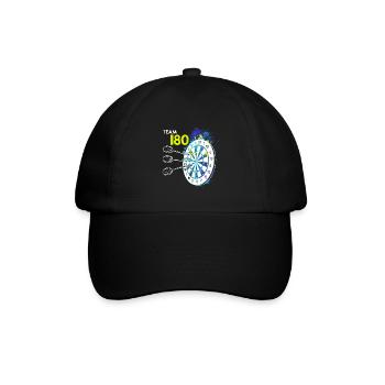 Team 180 Darts 180 dartboard 180 in darts - Baseball Cap - black/black - Front