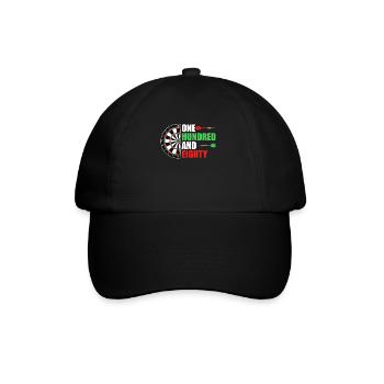 Dartscheibe Dart 180 in Darts - Baseballkappe - Schwarz/Schwarz - Vorne