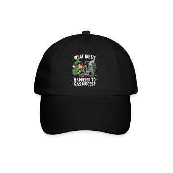 Cuet Elf Christmas What the Elf - Baseball Cap - black/black - Front