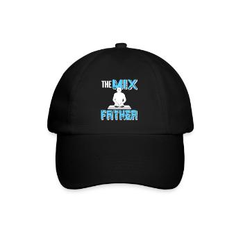 Le MIX Père Cool Retro Funny Deejaying DJ - Casquette classique - noir/noir - Devant
