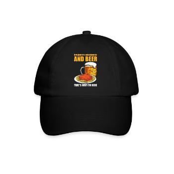 Spaghetti Bolognese - Baseball Cap - black/black - Front