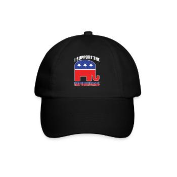 Republican Usa Support - Baseball Cap - black/black - Front