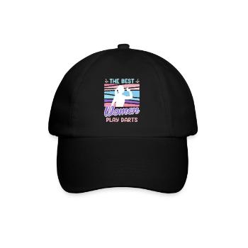Grandes femmes Fléchettes Dames Fléchettes Accessoires Fléchettes - Casquette classique - noir/noir - Devant