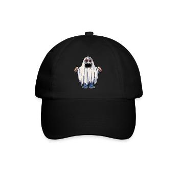 Kids Ghost Costume - Baseball Cap - black/black - Front