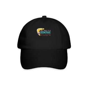 Boomerang Lover Lancer Sport Aborigène Australien - Casquette classique - noir/noir - Devant
