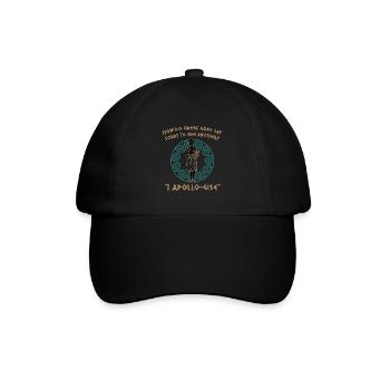 Antike Griechisches Mythologie und Griechischer - Baseballkappe - Schwarz/Schwarz - Vorne