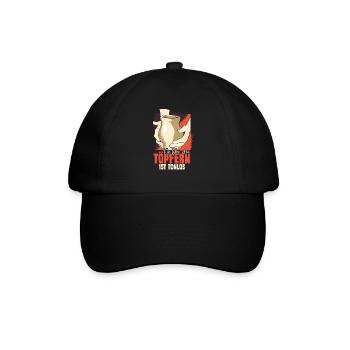 Töpfern - Baseballkappe - Schwarz/Schwarz - Vorne