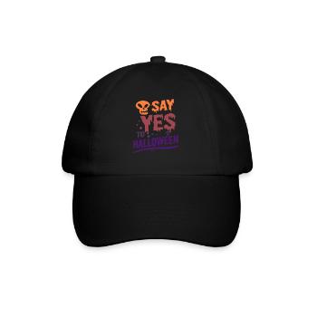Say yes to Halloween - Baseball Cap - black/black - Front