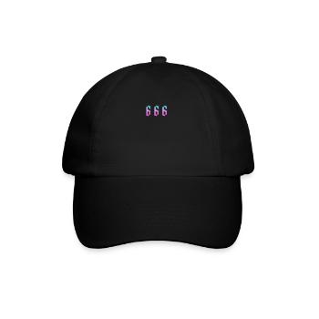 666 Satanic pastel grunge style Gothic - Baseball Cap - black/black - Front