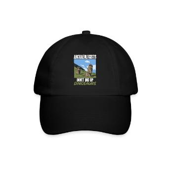 Archaeology Gift Archaeologist - Baseball Cap - black/black - Front