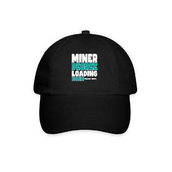 Miner invites training - Baseball Cap - black/black - Front
