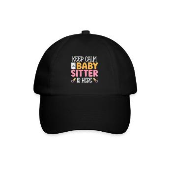 Babysitter Gift Babysitting Best Babysitter - Baseball Cap - black/black - Front