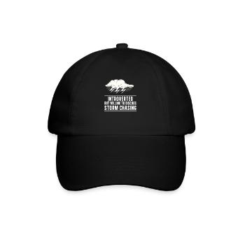 Introverti mais prêt à discuter de Funny Storm - Casquette classique - noir/noir - Devant