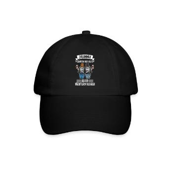 Zusammen schaffen wir alles außer nüchtern bleiben - Baseballkappe - Schwarz/Schwarz - Vorne