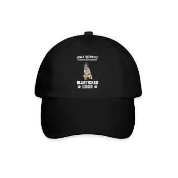 Bluetick Coonhound Gift Funny Saying - Baseball Cap - black/black - Front