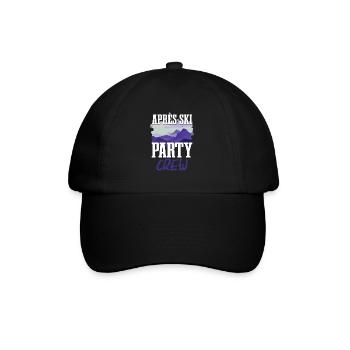 Apres SKi Party Crew - Baseballkappe - Schwarz/Schwarz - Vorne