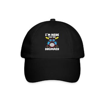 Batteur Batterie Musique Batterie Batterie - Casquette classique - noir/noir - Devant