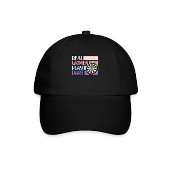 Real Women Play Darts Ladies Darts Accessories Darts - Baseball Cap - black/black - Front