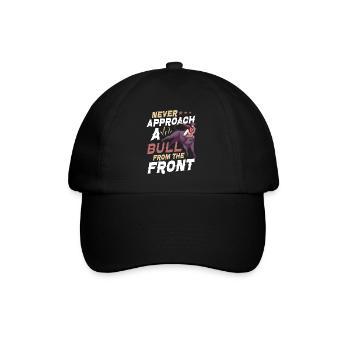 Rodeo Bull Riding Livestock Show Bovins fermiers - Casquette classique - noir/noir - Devant