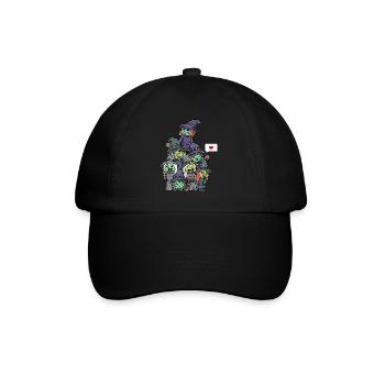 Drôles de sorcières Effrayantes Halloween - Casquette classique - noir/noir - Devant