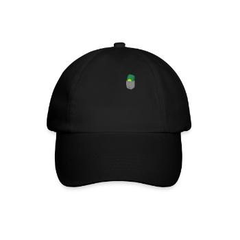 Pickleball Pocket - Baseballkappe - Schwarz/Schwarz - Vorne