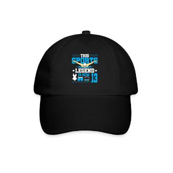 Cette légende du sport a maintenant 13 ans et nage - Casquette classique - noir/noir - Devant