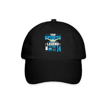 Cette légende du sport a maintenant 14 ans et nage - Casquette classique - noir/noir - Devant
