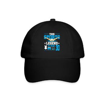 Cette légende du sport a maintenant 30 ans et nage - Casquette classique - noir/noir - Devant